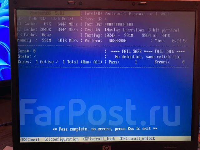 HP Pavilion. 15.4", 1,6����, ��� 1024 ��, ���� 60���, WiFi: 1, Bluetooth: 1, ����������� �� 1��. ����