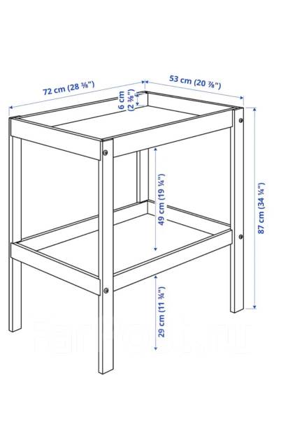 Пеленальный стол икеа инструкция