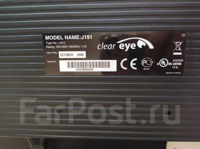 Clear Eye. 19", ���������� �� (LCD, LED, QLED) ����