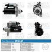 ������� 12V 2,2KW Audi A3 8P1, VW Polo 9N Meat Doria 5010047 5010047 ����