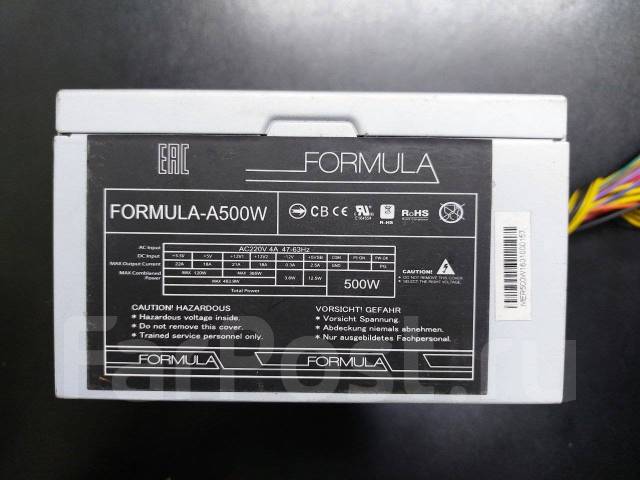 Formula блок питания схемы платы скачать Блок питания formula a500w схема