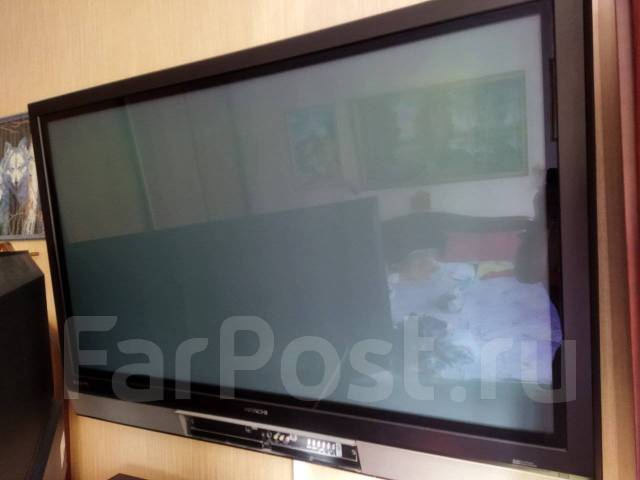 Продам телевизор, Hitachi, плазма, 55", б/у, в наличии. Цена: 5 000₽ во ...