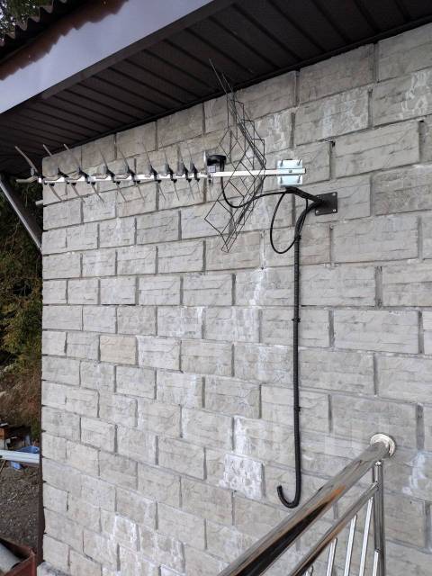 Установка антенн 20 бесплатных цифровых ТВ каналов во Владивостоке