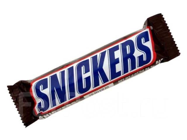 Шоколадный батончик snickers коробка 48 шт (Сникерс) - Продукты питания ...