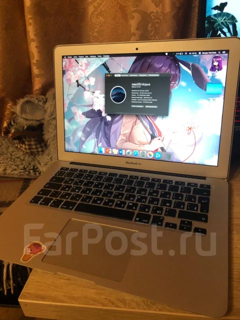 Apple MacBook Air 13 2017 Mid. 13.3", 1,8����, ��� 8 ��, ���� 128���, WiFi: 1, Bluetooth: 1 ����