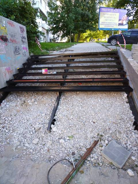 Благоустройство территории, Асфальт, Укладка брусчатки, Отмостка. забор ...