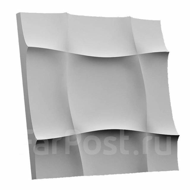 3D Панели гипсовые, Ф558, 500х500 мм - Стены, пол и потолок в Хабаровске