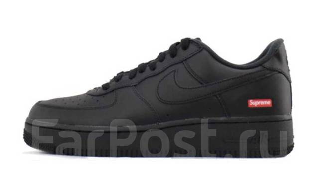 Supreme x Nike Air Force 1 Low Black 38 39 40 41 42 43 44 45 46 23 000