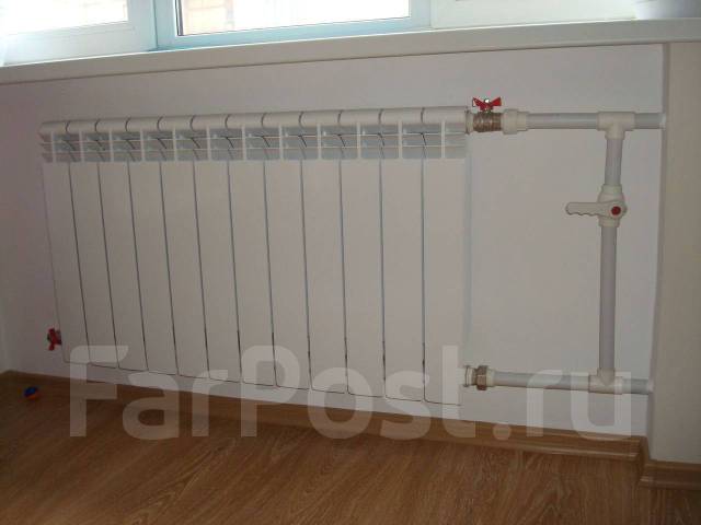 Перенос, замена, монтаж радиаторов отопления - Сантехработы во Владивостоке