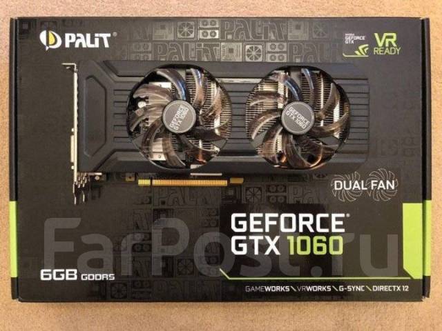Gtx 1060 6gb Palit Dual - Видеокарты во Владивостоке