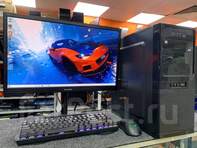 ПК для танков! G5400, 12Гб, SSD, GeForce 2Гб+монитор 22’’Гарантия 1год ...