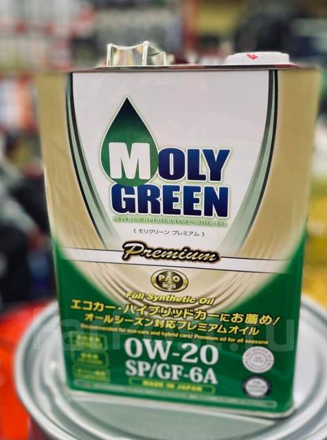 Масло мотор. Moly Green Premium 0w-20 SP/GF-6A 4л - Моторные масла в ...