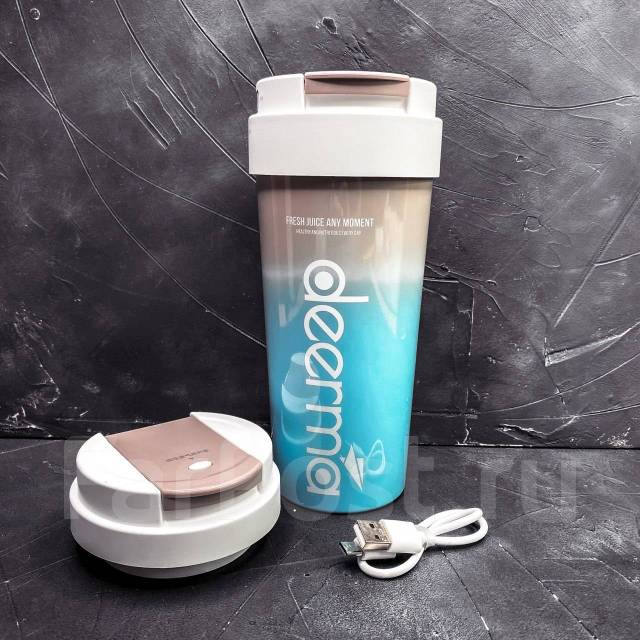 Портативный блендер стакан Xiaomi Deerma Insulation Juice Cup 300ml ...