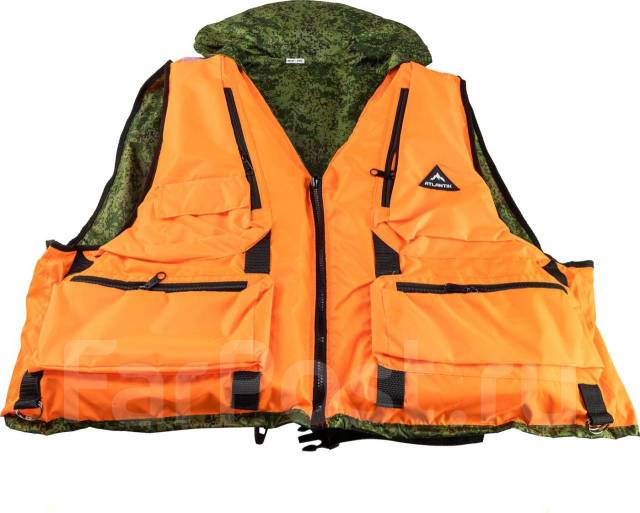 Жилет спасательный универсальный 100-140 кг Атлантик PRO, цифра ...