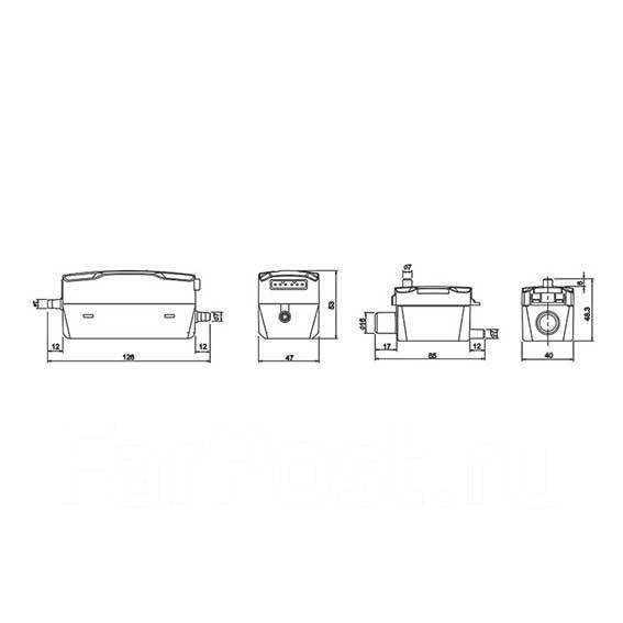 Насос (помпа) дренажный для кондиционера Wipcool P16, новый, в наличии ...