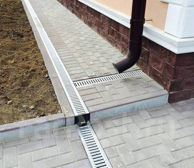 Благоустройство территории, Асфальт, Укладка брусчатки, Отмостка. забор ...