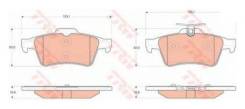   FORD Focus II/III/Mazda 3/OPEL Vectra C/Volvo S40  TRW GDB1621 GDB1621 