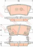 ������� ��������� ������ KIA Sportage IV 15-, Optima III, IV 10-, Hyundai Tucson III 15- TRW GDB3494 GDB3494 ����
