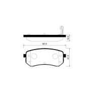 ������� ��������� ������ KIA Picanto 04-, Hyundai I10 07- HSB HP1038 HP1038 ����