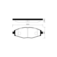 ������� ��������� �������� Chevrolet Spark (M200) 05-, Daewoo Matiz (M100/200/250) 98- HSB HP2002 HP2002 ����