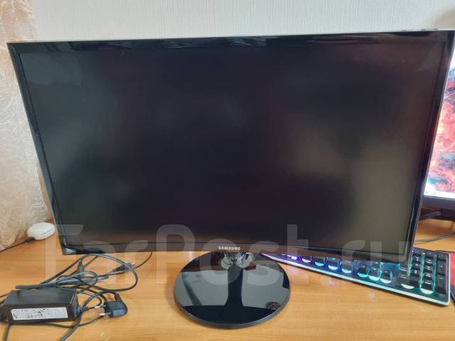Продам сломанный 23.5" Монитор Samsung C24F390FHI черный, ЖК (LCD, LED ...