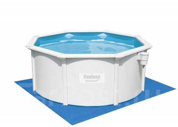 Bestway 56566 BW Стальной бассейн Hydrium 300х120см 7630л песч. фильтр ...