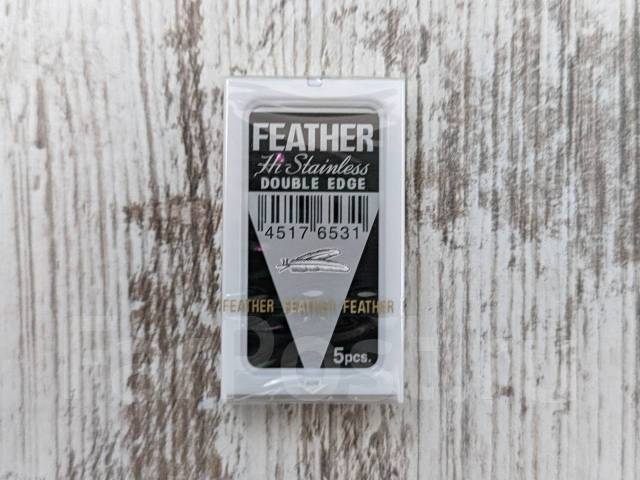 Лезвия для бритья Feather 5шт в уп(Япония) - Косметика во Владивостоке