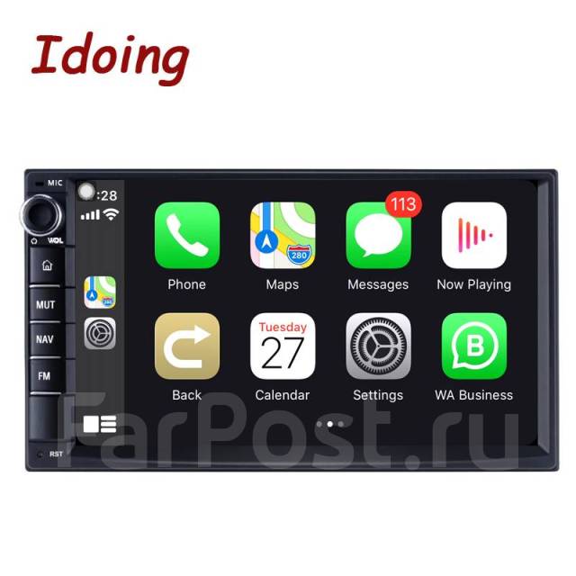 Автомагнитола "7" Андроид 10. /USB/MP3/Блютуз A2DP/ Супер звук Idoing ...