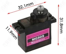 ����������� TowerPro MG90S � ������������� ���������� ������������ ����