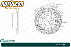 ���� ��������� ��������-� G-brake Toyota Tundra/Sequoia (07-) LC 200 GFR-20747L ����