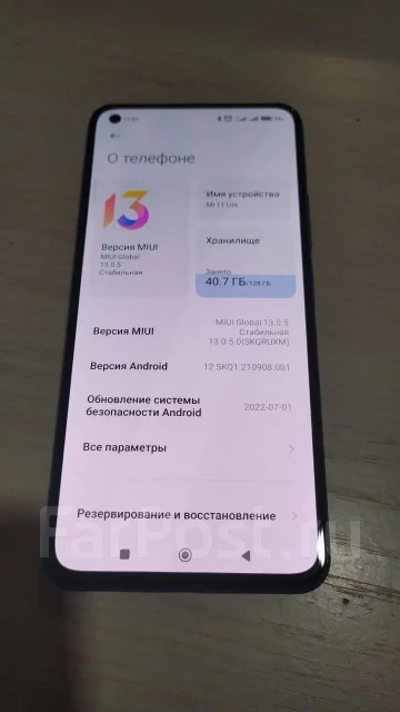Xiaomi 11 Lite. �/�, 128 ��, �����, 4G LTE, Dual-SIM, NFC ����