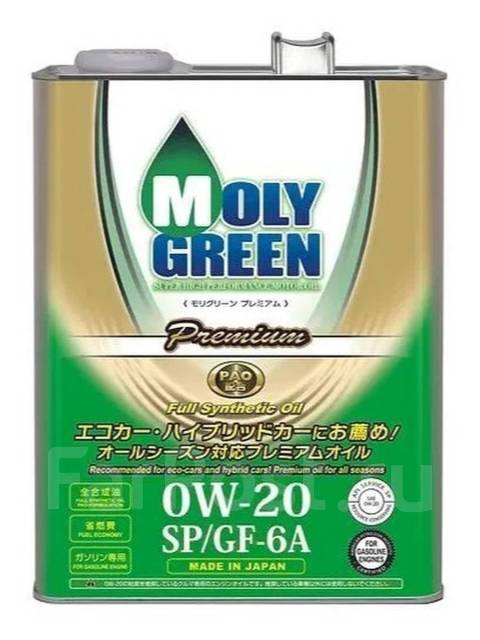 Масло моторное Moly Green Premium 0W-20 4л - Моторные масла в Хабаровске
