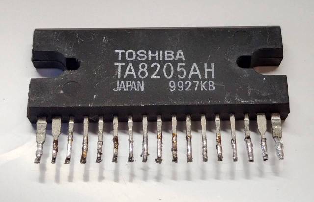 Замена Toshiba TB2926HQ на TDA 7560