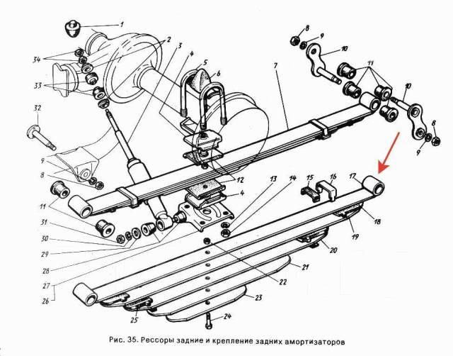 Передняя подвеска газ 2410 схема