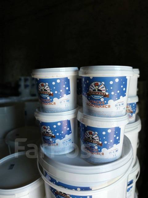 Продам краску акриловую водно-дисперсионную, в наличии. Цена: 77.60₽ в ...