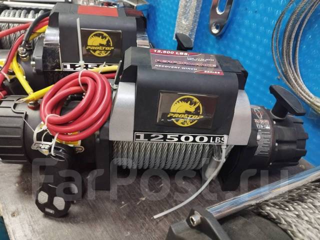Лебедка автомобильная PRO&TOP 13500 lbs/6123 kg 12v. (сталь) купить во ...