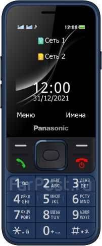 Мобильный телефон Panasonic TF200, 2.40", синий, Dual-SIM, новый, под ...