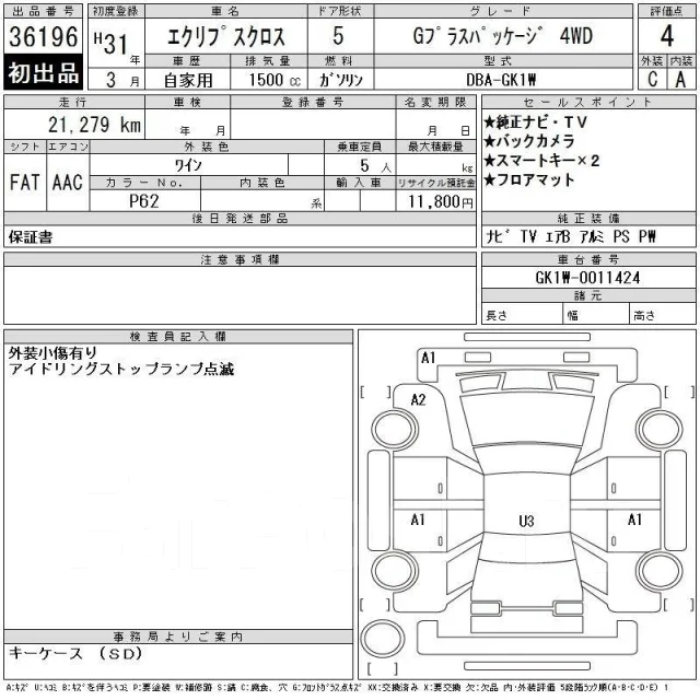 Mitsubishi Eclipse Cross. �������, 4wd, 1.5 (150��.�.), ������, 21����. ��, �/�. ��� ����� �� ������������ ����