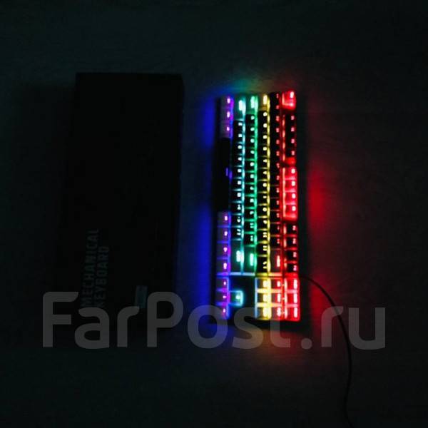 Клавиатура механическая с RGB подсветкой - Клавиатуры, мыши ...