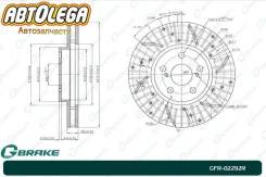 ���� ��������� ����-� G-brake Toyota Caldina 3S-G# ST215/Carina AT210 GFR02292R ����