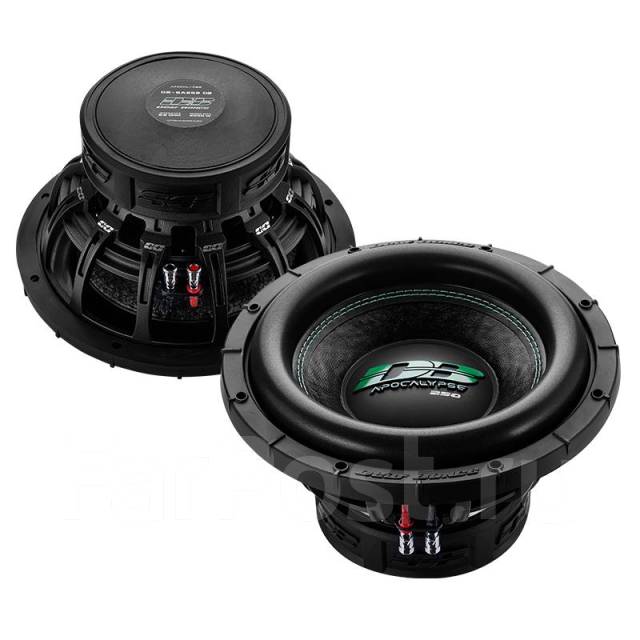 Сабвуфер Alphard Apocalypse DB-SA252D2 2+2 OHM, компонентные, 30,5 x 30 ...
