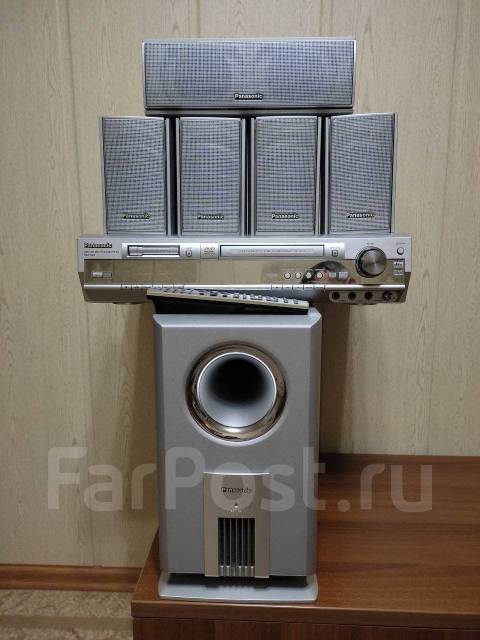Домашний кинотеатр Panasonic, б/у, в наличии. Цена: 5 000₽ во Владивостоке