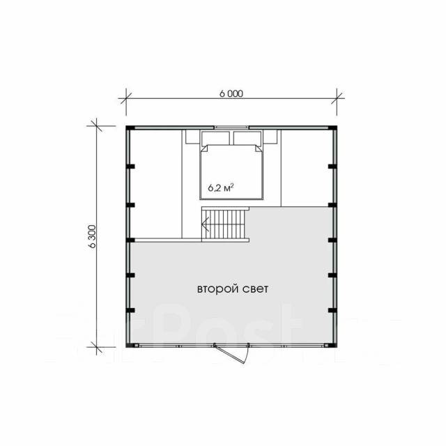 Готовый проект дома афрейм 6х6 Строительство домов шалашей A-frame. А фрейм. Страхование в подарок, новый. Цена