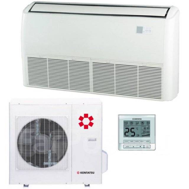 Кондиционер Kentatsu KSHF105HFAN3/KSUR105HFAN3/-40, напольно-потолочный ...