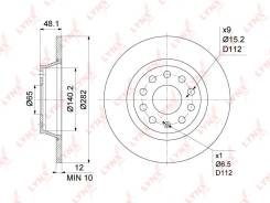 ���� ��������� ��������������� (282x12) ��� LYNXauto [BN1198] BN1198 ����