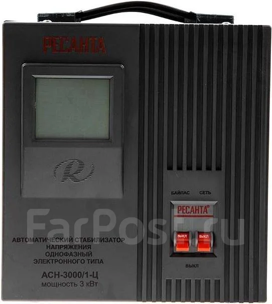 Стабилизатор напряжения Ресанта АСН 3000/1-Ц - Свет и электрика в ...