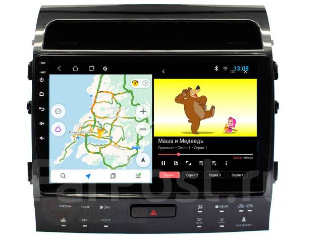 Магнитола T8 2+32 TLC200-02 Toyota Land Cruiser 200 2007-2015 (для авто ...