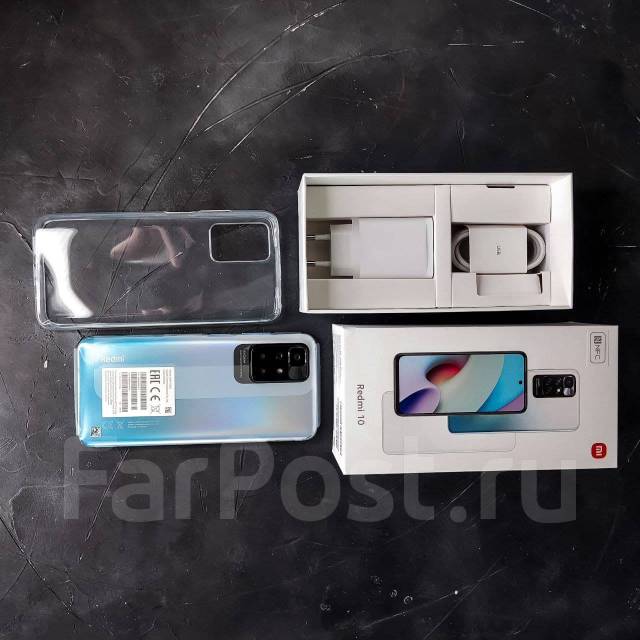 Xiaomi Redmi 10 2022 6ГБ+128ГБ Синий! Global! Bluetooth наушники ...