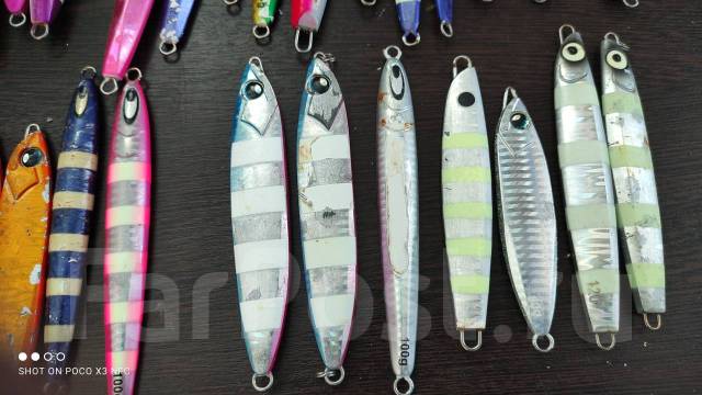 Продам пилькеры для морской рыбалки от 60 до 200 гр, Япония, б/у, в ...