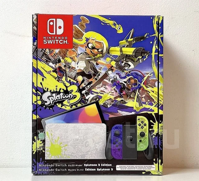 Nintendo switch oled splatoon 3 limited edition Новый - Игровые ...